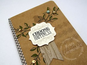 Choose Happiness Journal {Stamp Club Mar 15}