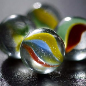 Rolled Marbles Background Technique 
